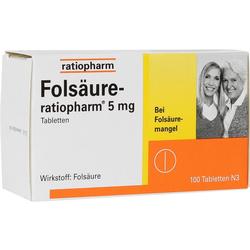 FOLSAEURE RATIOPHARM 5MG